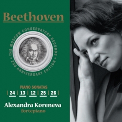 Бетховен / Beethoven - Piano Sonatas 24, 13, 12, 25, 26 [Aleksandra Koreneva] (2020) FLAC скачать торрент альбом