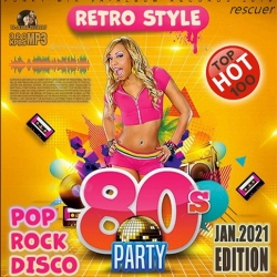 VA - Party Retro Hits 80s (2021) MP3 скачать торрент альбом